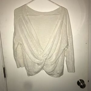 Express Twist Back Sweater